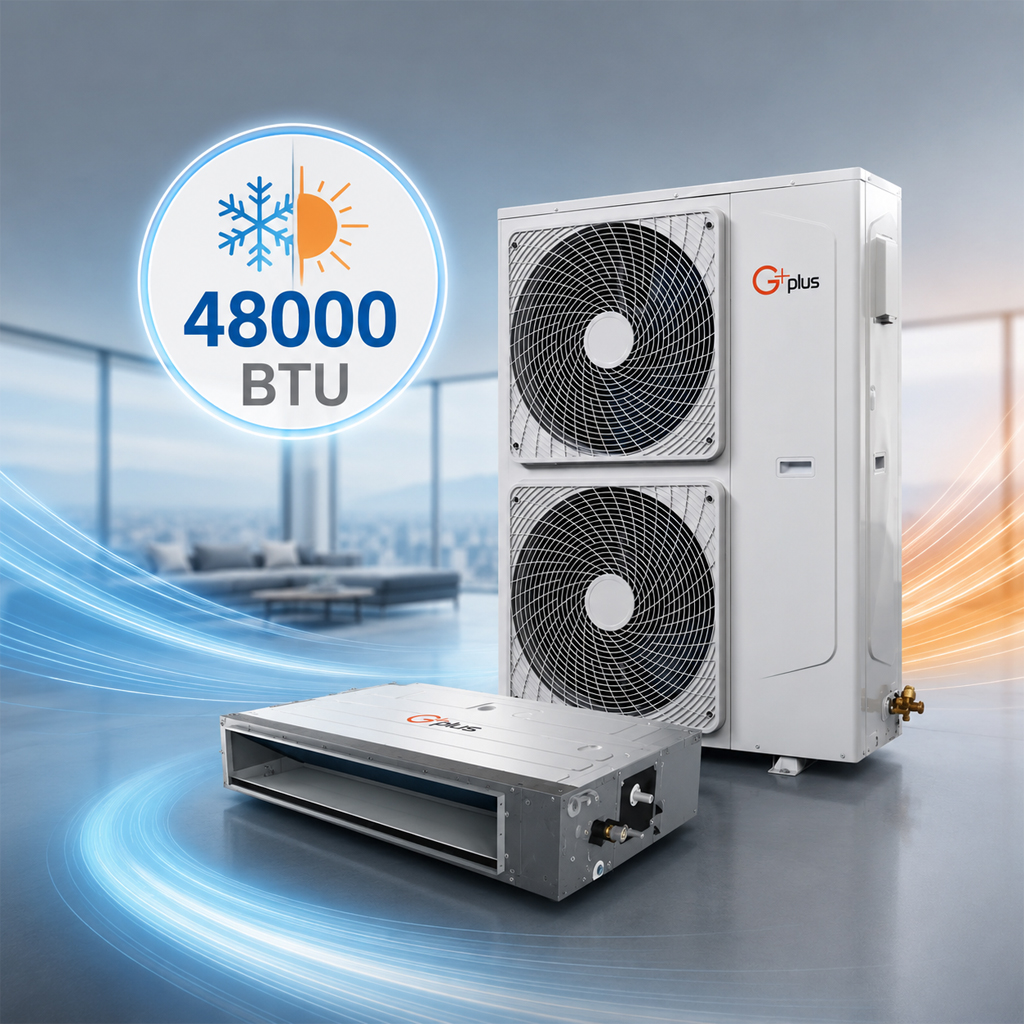 داکت اسپلیت سقفی جی پلاس 48000 اینورتر تروپیکال مدل GCD-48(S-Z)6VHR3