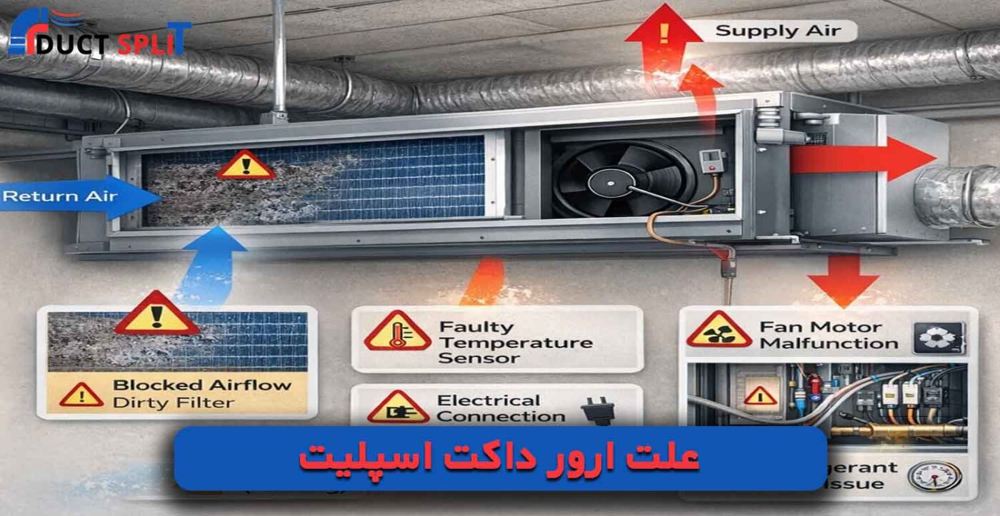 نحوه تشخیص ارور داکت اسپلیت